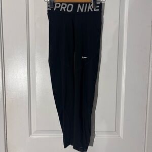 Nike Black Leggings with PRO NIKE Branded Waistband